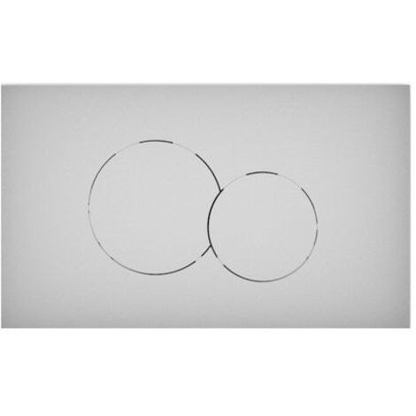 PLACCA PER CASSETTA AD INCASSO LUNARIS- Bianca- ITS- pezzi 1