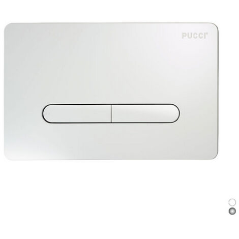 PLACCA PER CASSETTA PUCCI ECO TRATTO LINEA MOD. 2014 Bianca
