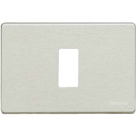 Placca per interruttori Bticino Magic 1 posto oxidal TIC503/1/X
