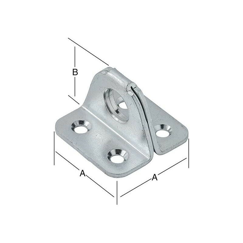 Vormann - Placca perforata zincata 35x35x25 mm