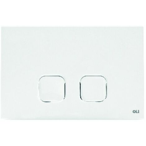 PLACCA PLAIN DUAL DOPPIO SCARICO Cromo 070827