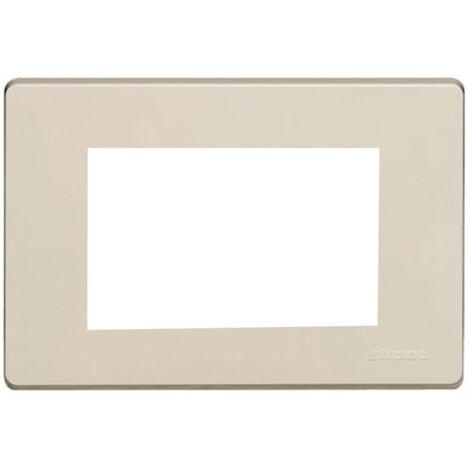 Placca resina Bticino Magic 3 Posti avorio 503/3A/R