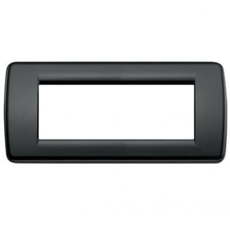 Placca Rondò 5M nero Vimar Idea 16765.16