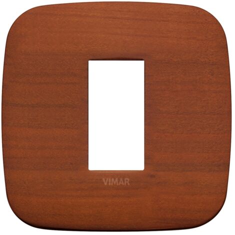 Placca Round 1M ciliegio scatola rotonda Vimar Arkè 19671.52