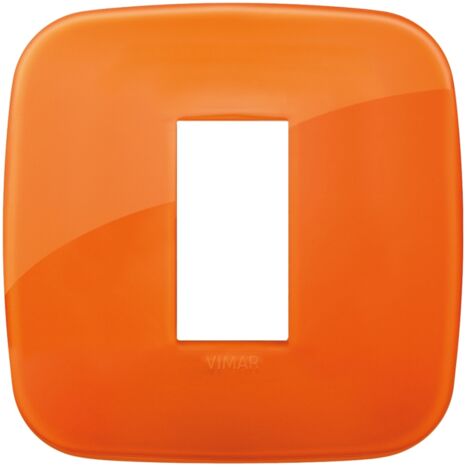 Placca Round 1M Reflex orange scatola rotonda Vimar Arkè 19671.63