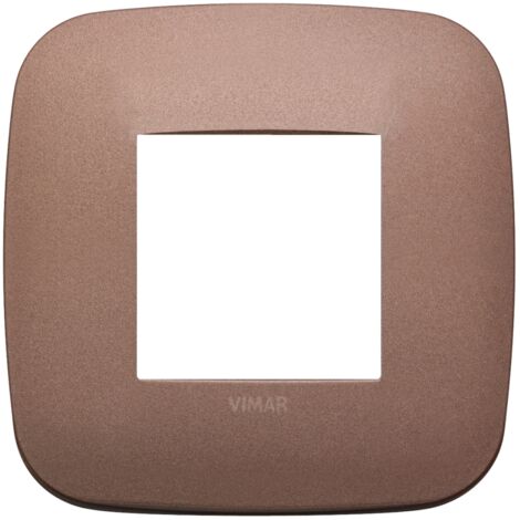 Placca Round 2M bronzo matt scatola rotonda Vimar Arkè 19672.24