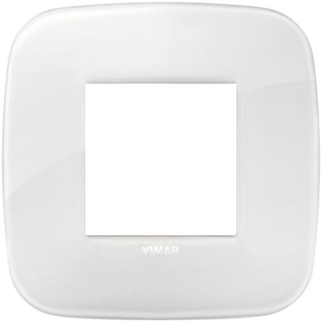 Placca Round 2M Reflex ghiaccio scatola rotonda Vimar Arkè 19672.66