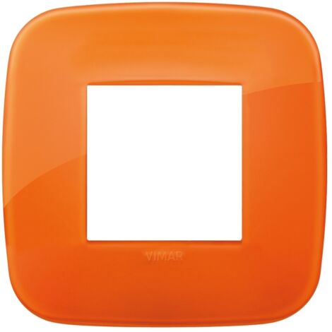 Placca Round 2M Reflex orange scatola rotonda Vimar Arkè 19672.63