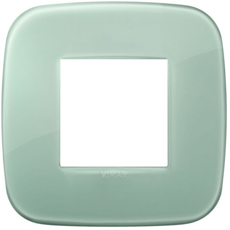 Placca Round 2M Reflex salvia scatola rotonda Vimar Arkè 19672.65