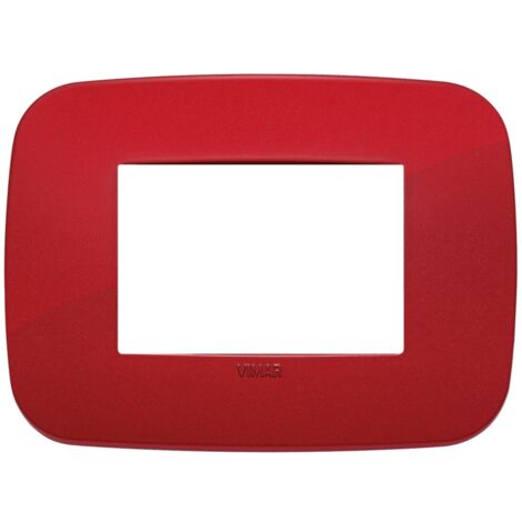 Placca Round 3M rosso Vimar Arkè 19683.85