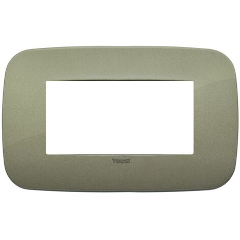 Placca Round 4M verde Vimar Arkè 19684.87