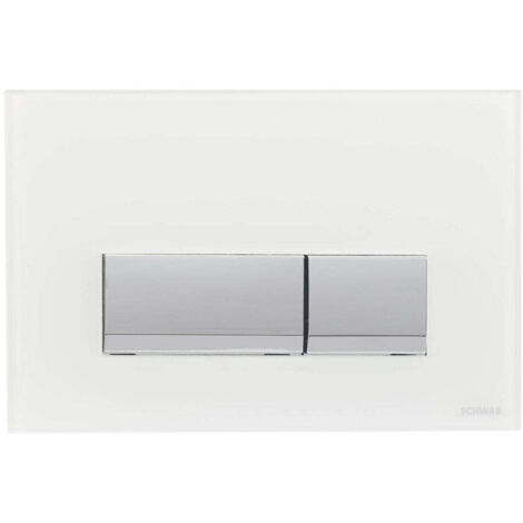 Placca Schwab Magnus Vetro Bianco - P54-0003-0250