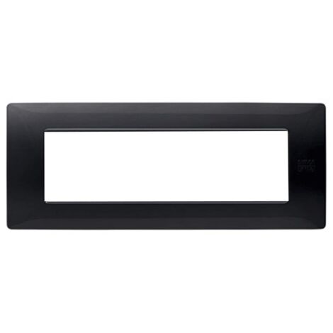Placca Simon Urmet Flexa 7 moduli nero assoluto 11807.NA