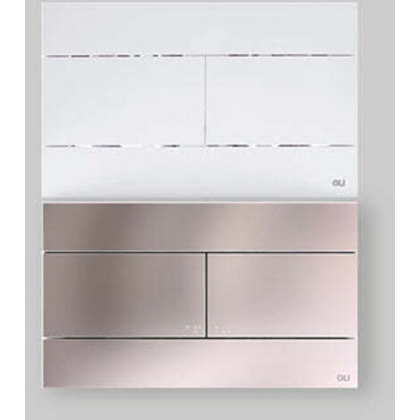 Placca slim dual cromo lucido