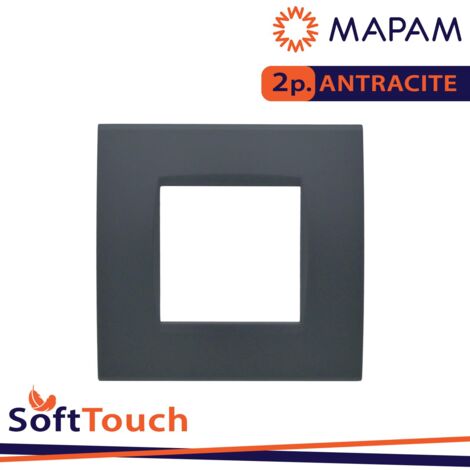 PLACCA SOFT-TOUCH ART-T1 2P 8002ST-6 ANTRACITE