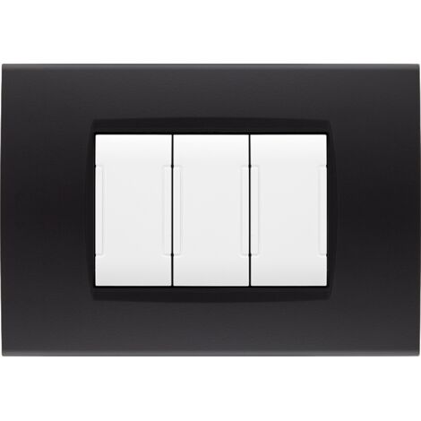 PLACCA SOFT-TOUCH ART-T1 4P 8004ST-2 NERO
