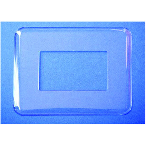 Placca sottointerruttore trasparente