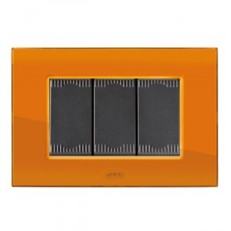 Placca Spring45 Ambra Brillante 3M ( AVE cod. 45PS03ARB )