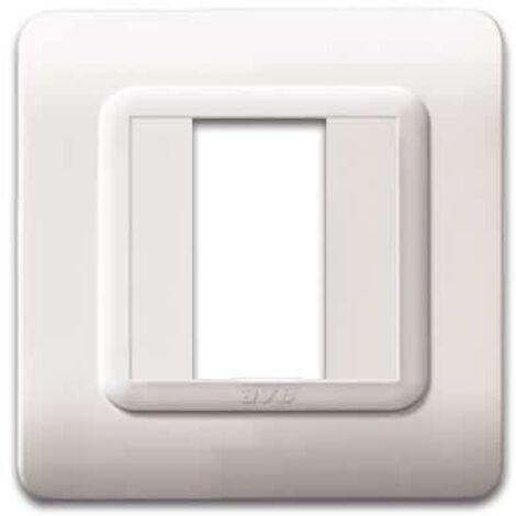 Placca Tecnnopolimero 44 Bianco Ral9010 1M ( AVE cod. 44P31B )
