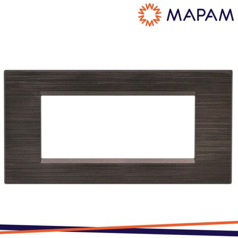 PLACCA TECNOPOLIMERO SPAZZOLATO 8007SL-7 ART 7P T.D.M.