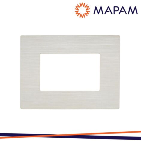 PLACCA TECNOPOLIMERO SPAZZOLATO M5003SL-21 JOY 3P PERLA