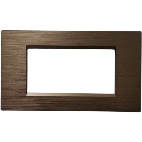 Placca Tecnopolimero Spazzolato M5004SL-14 Joy 4P - TOT
