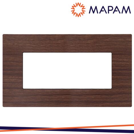 PLACCA TECNOPOLIMERO SPAZZOLATO M5006SL-3 JOY 6P CILIEGIO