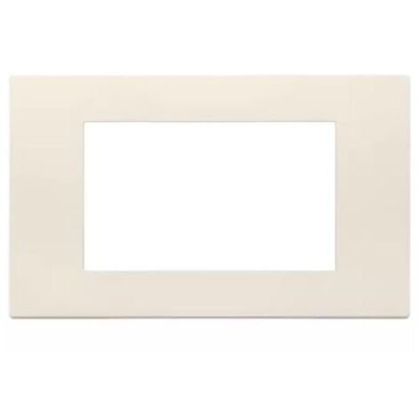 Placca tecnopolimero vimar linea 4 moduli canapa - 30654.01