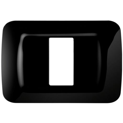 Placca top Gewiss system nera 1 posto GW22511