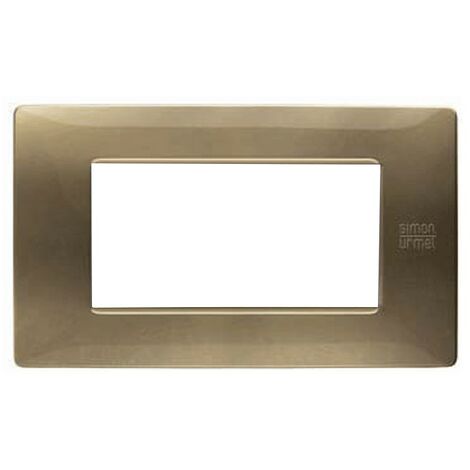 Placca Urmet Simon Nea Flexa 4 moduli bronzo 11804.BR