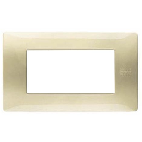 Placca Urmet Simon Nea Flexa 4 moduli oro satinato 11804.OS