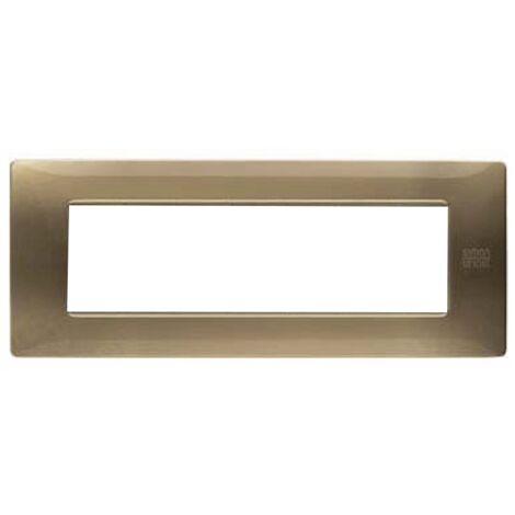 Placca Urmet Simon Nea Flexa 7 moduli bronzo 11807.BR