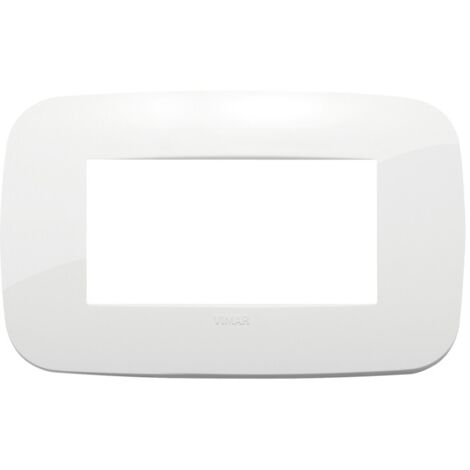 Placca Vimar Arke Round 4 Moduli bianco 19684.84