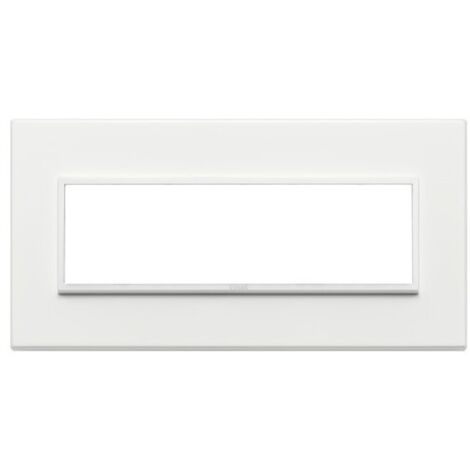 Placca Vimar Eikon Evo 7 moduli bianco totale 21657.17