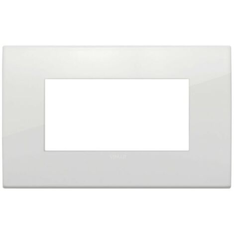 Placca Vimar FIT 4 moduli polar matt 19954.26