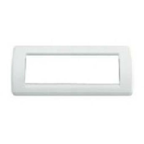 Placca Vimar Idea Rondo' 6 Moduli bianco brillante 16766.01