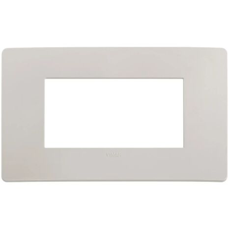 Placca Vimar Plana Up 4M grigio dolomite matt 14654U.13