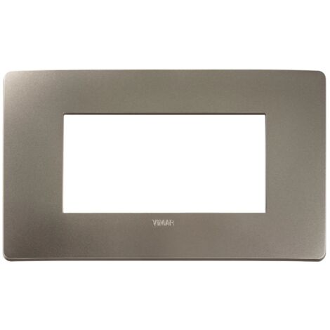 Placca Vimar Plana Up 4M  titanio 14654U.33