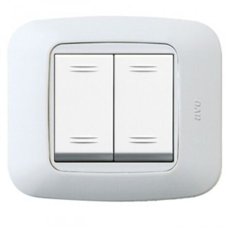 Placca Yes45 Tecnopolimero 2M Banquise ( AVE cod. 45P22BB )