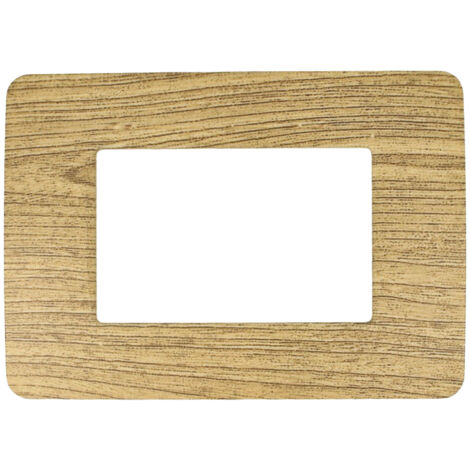 Placche Classic 503 3M Moduli tecnopolimero legno scuro Compatibile Bticino Matix SD68003-66