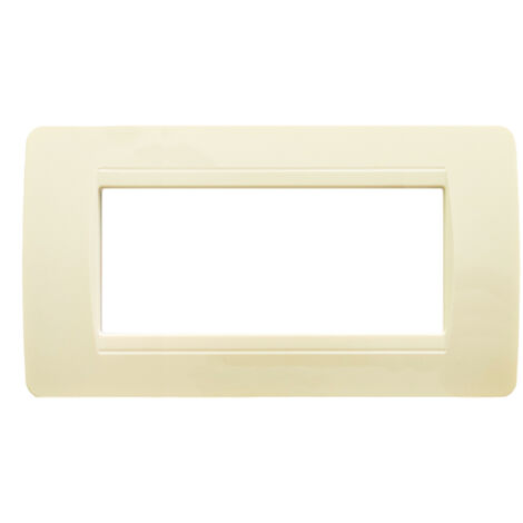 Placche Classic 506 6M Moduli tecnopolimero Sabbia Compatibile Bticino Matix SD68006-10