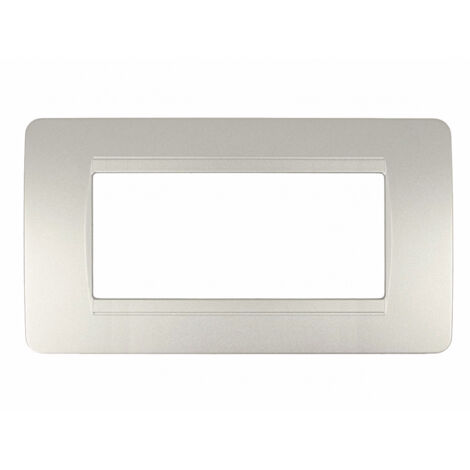 Placche Classic 506 6M Moduli tecnopolimero titanio Compatibile Bticino Matix SD68006-07