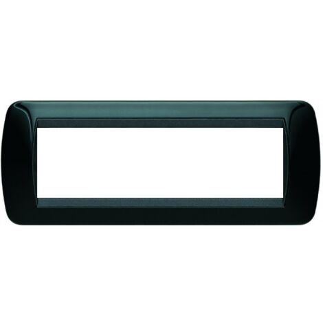 Placche compatibili Living International Light Nere 3 4 7 posti  7 Posti