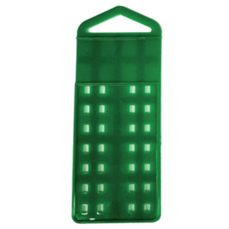 PLACCHETTA MM. 145X55 COLORE VERDE. Prezzo per 1 pezzo.