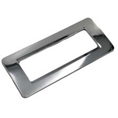Placchetta placca silver cromo lucido compatibile matix 6 posti copripresa c8806