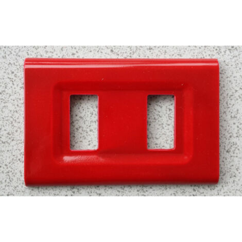 Placchette Placche In Abs Serie Magic Elite Bticino Compatibili Color Copriprese Rouge
