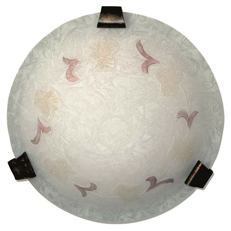 Image of Ambra lampada plafoniera da soffitto E27 1 luce 30CM