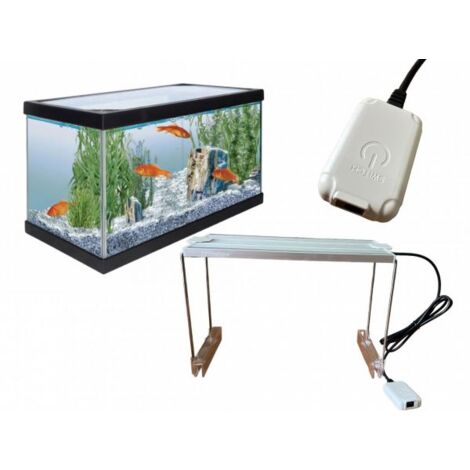 Plaffoniera Led Lampada per acquario con supporto 90-100cm/35-39in Dee-90
