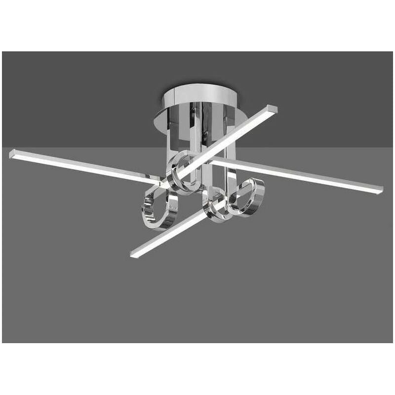 

Mantra - Semiplafon CINTO LED 28W en acabado cromo