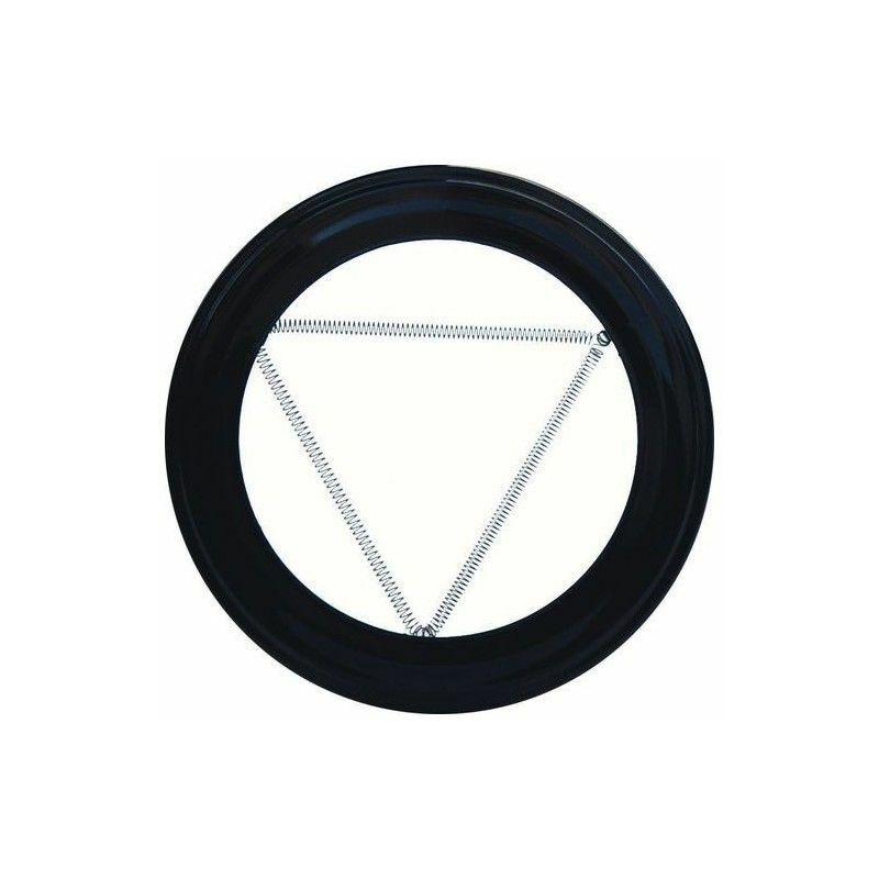 Garniture de couleur noire Plafon pour poêle 200 mm.